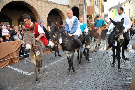 Fantini e asini pronti alla partenza